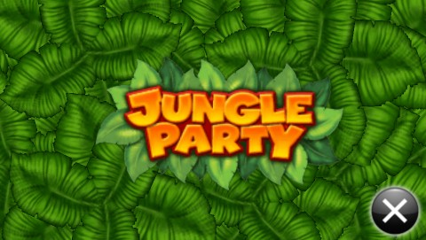 Jungle Party title screen for PSP